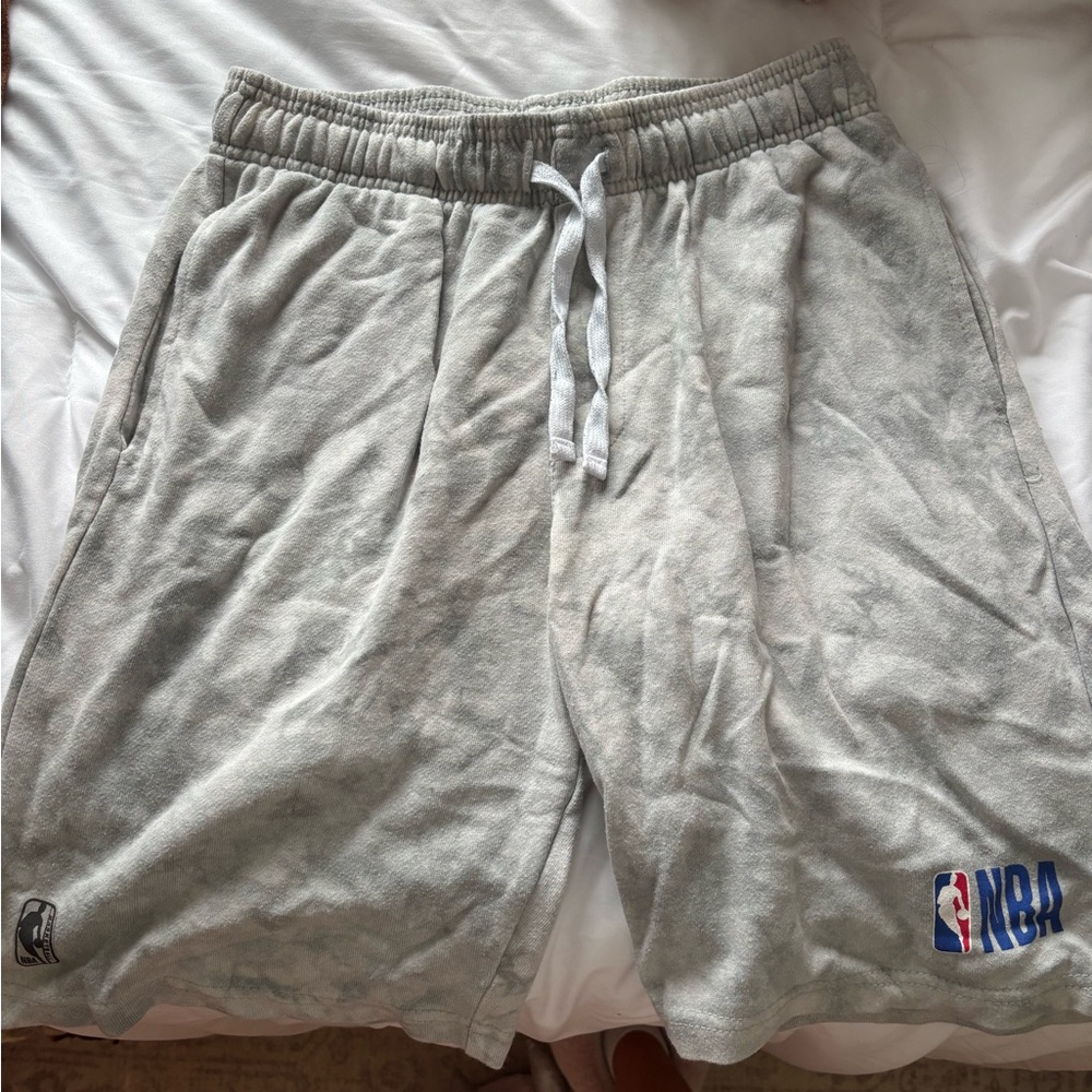 NBA Light Gray Athletic Men's Shorts